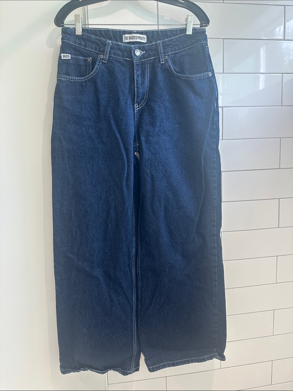 Ragged Priest Baggy Blue Jeans Size 28